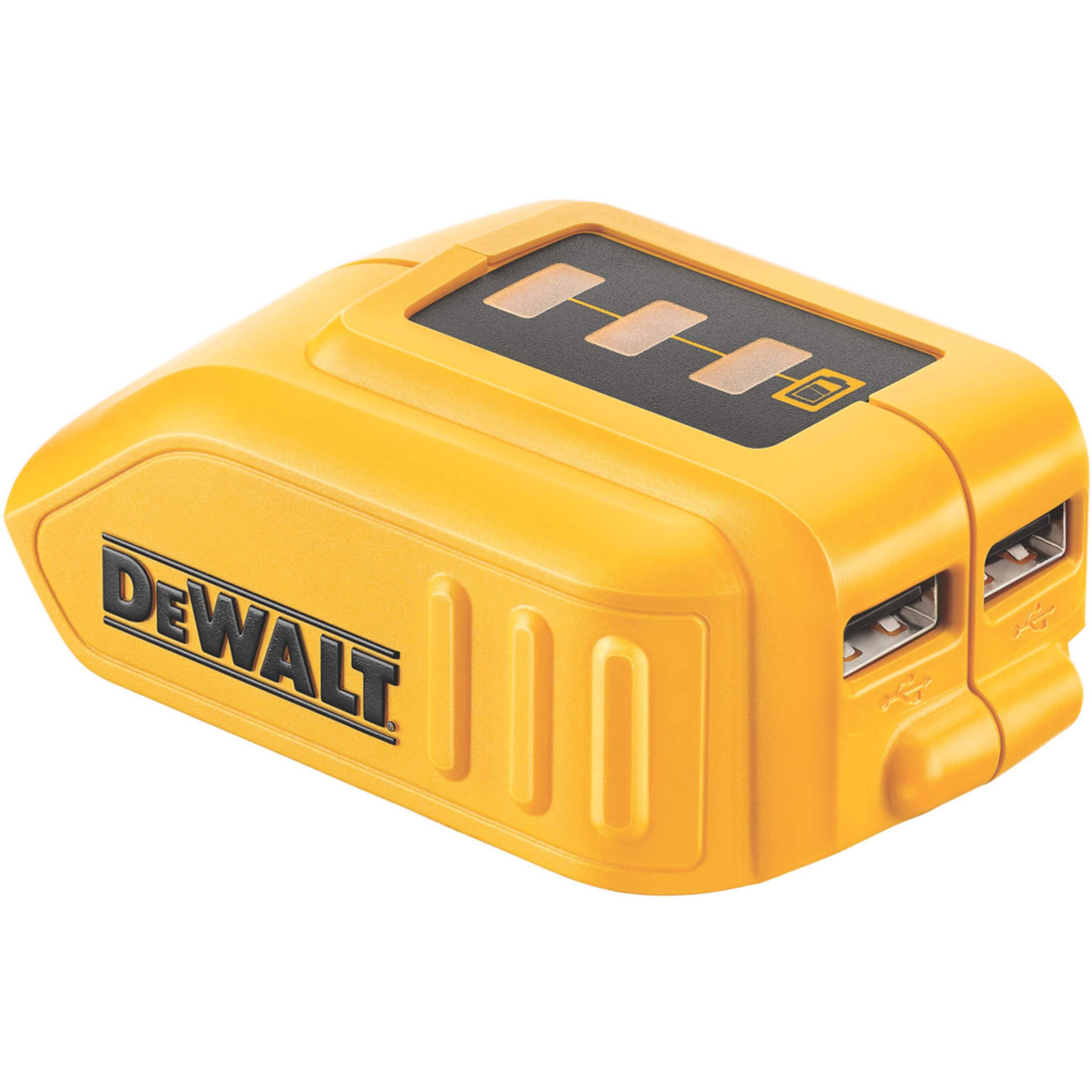 DEWALT 12V/20V Max Li-Ion Cordless USB Power Source, Tool-Only Front_Angled_Right