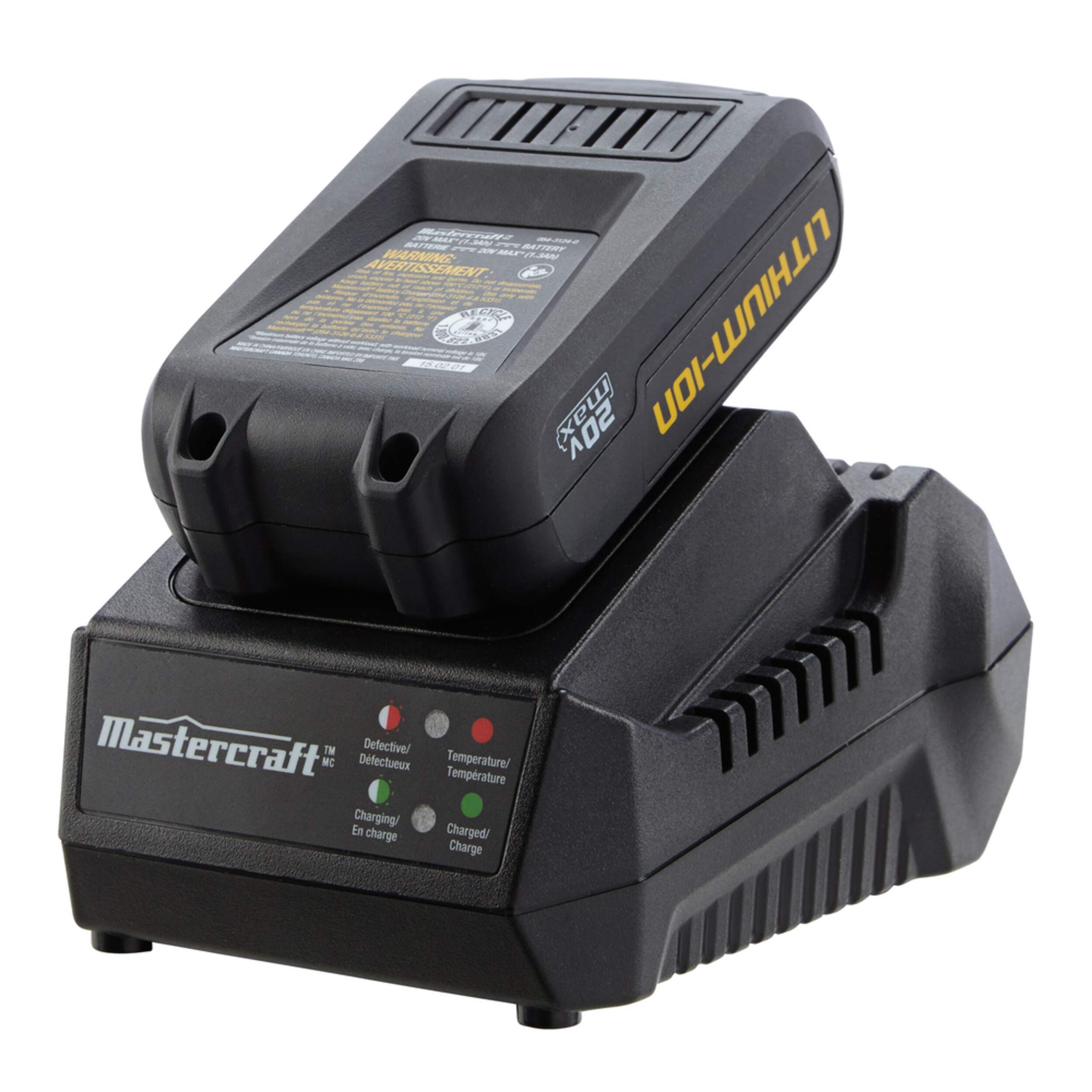 Mastercraft 20V Max Li-Ion Cordless Radio, Bare Tool Front_Three_Fourths_Angled_Left