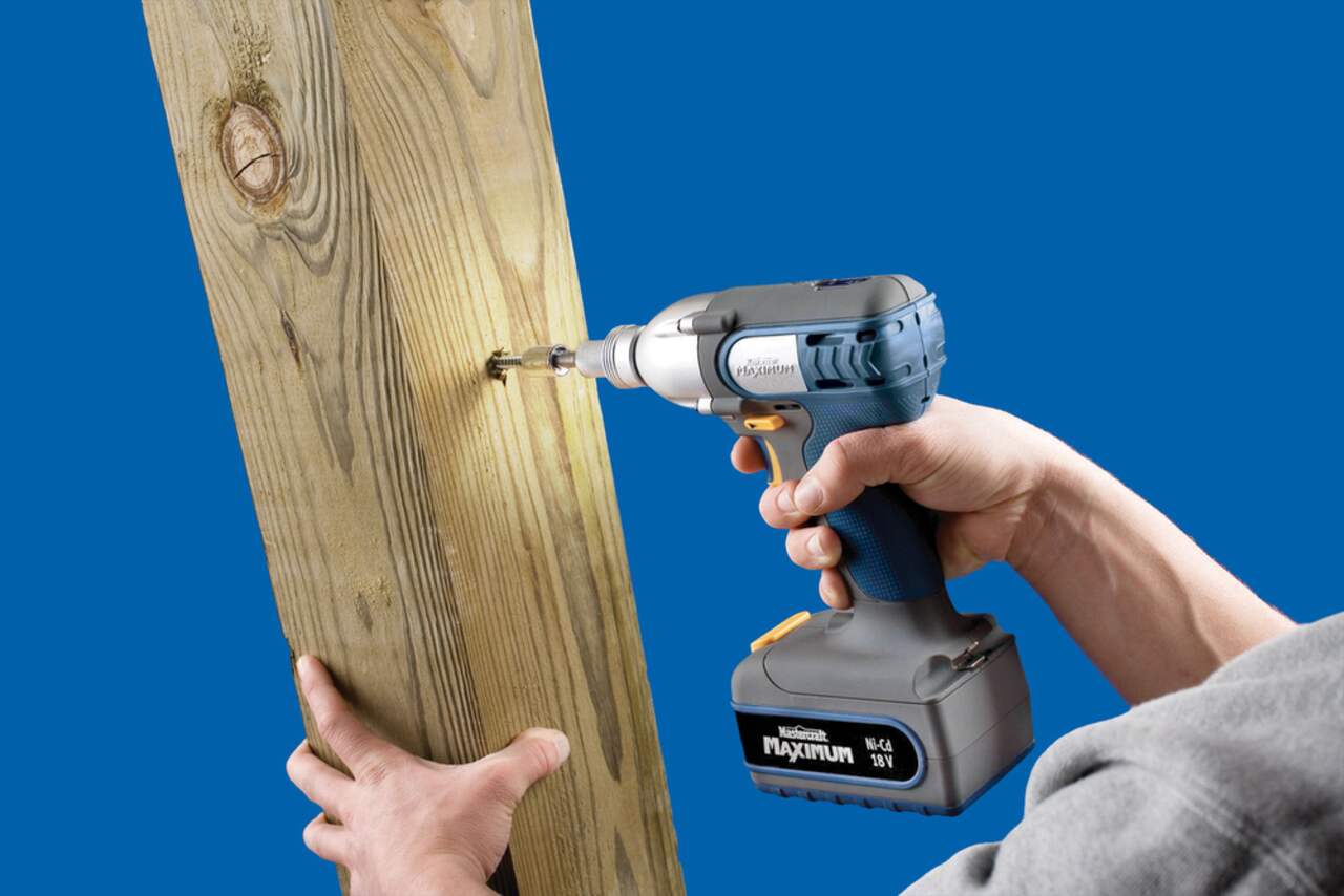 Mastercraft cordless impact wrench 18v sales