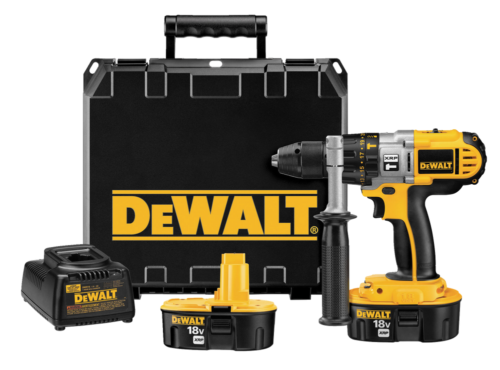 DEWALT 18V NiCad XRP Cordless Hammer Drill, 1/2in Canadian Tire