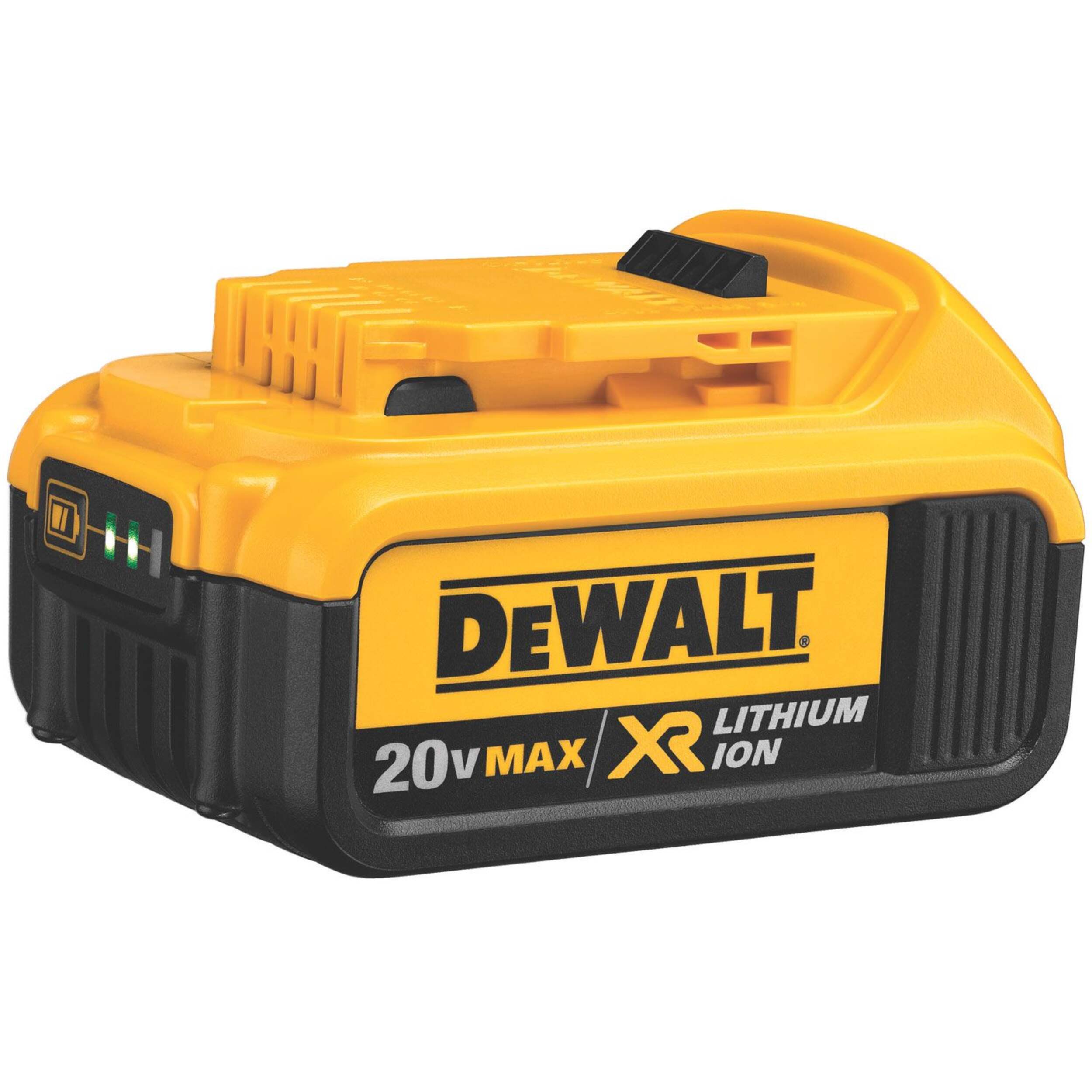 DEWALT DCB204 20V MAX XR 4.0Ah Li-Ion Battery Front_Angled_Left