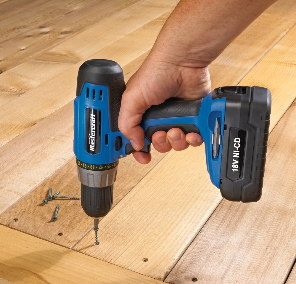 Mastercraft 18V NiCad Cordless Drill Canadian Tire