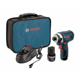 Tournevis hexagonal à percussion sans fil au lithium-ion 12 V Max Bosch PS41-2A, avec batterie et chargeur, 1/4 po Front_Three_Fourths_Angled_Left