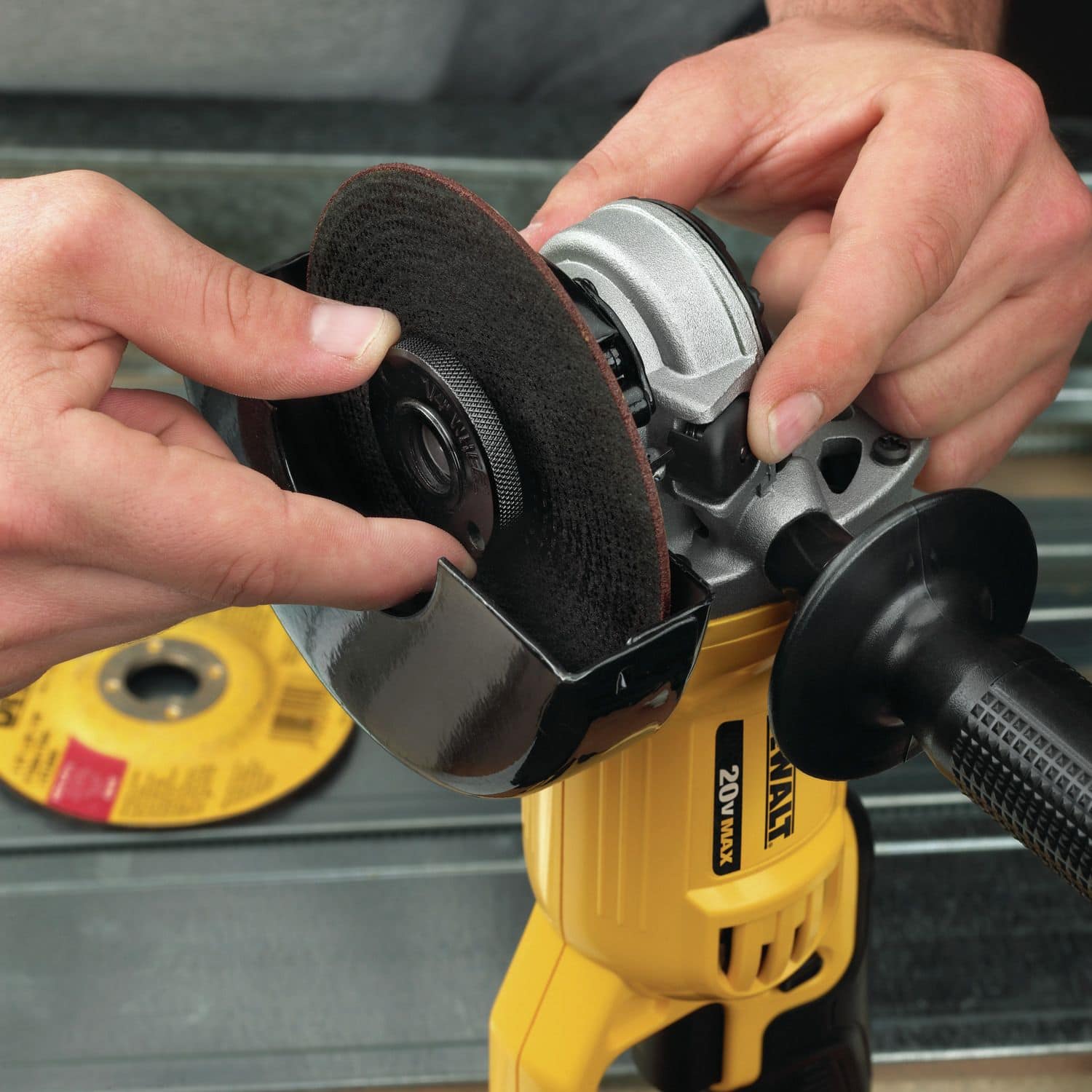 DEWALT DCG412B 20V MAX Lithium Ion Cordless Angle Grinder, Tool Only,  4-1/2-in  5-in Canadian Tire