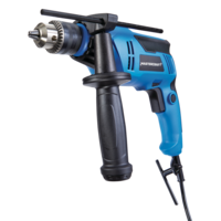 Perceuse à percussion à fil à vitesse variable 6 A Mastercraft, tournevis et forets de 50 pièces, 1/2 po