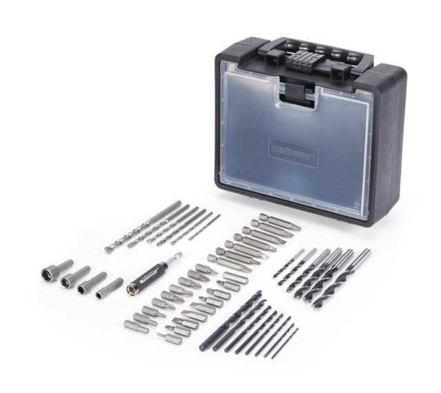 Mastercraft 6A Corded Variable Speed Hammer Drill & 50pc Screwdriver