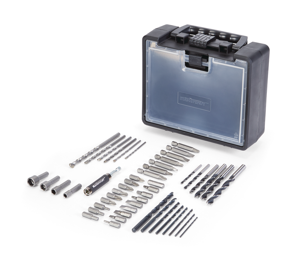 Mastercraft 6A Corded Variable Speed Hammer Drill & 50pc Screwdriver