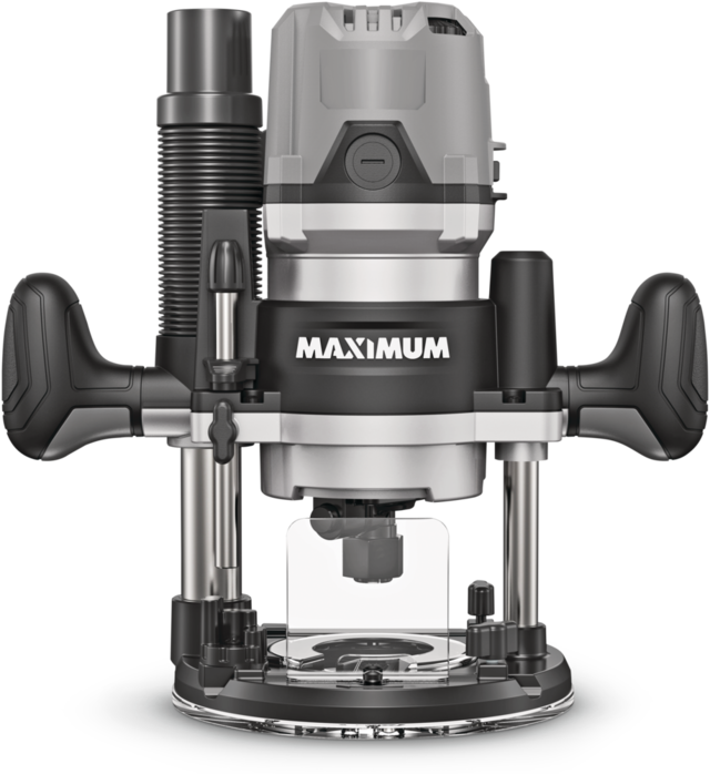 Maximum 14a Variable Speed 2 1 2 Hp Corded Combination Plunge And Fixed Base Router With Case