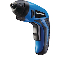 Mastercraft 4V Lithium-Ion Cordless USB Charging Non-Pivoting Screwdriver with Bits, 1/4-in Front_Three_Fourths_Angled_Left