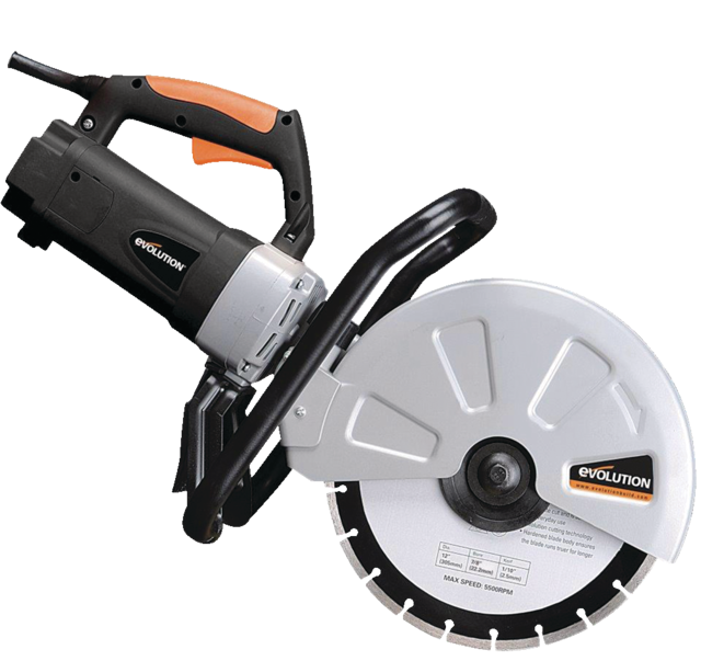 Evolution Power Tools DISCCUT1 Disc Cutter Electric Concrete Saw with