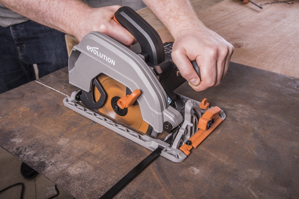 Evolution Power Tools R185CCS 15A Circular Saw with MultiMaterial