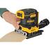 DEWALT DCW200B 20V MAX XR Brushless Cordless 1/4 Sheet Variable Speed Sander, Tool Only Front_Angled_Left