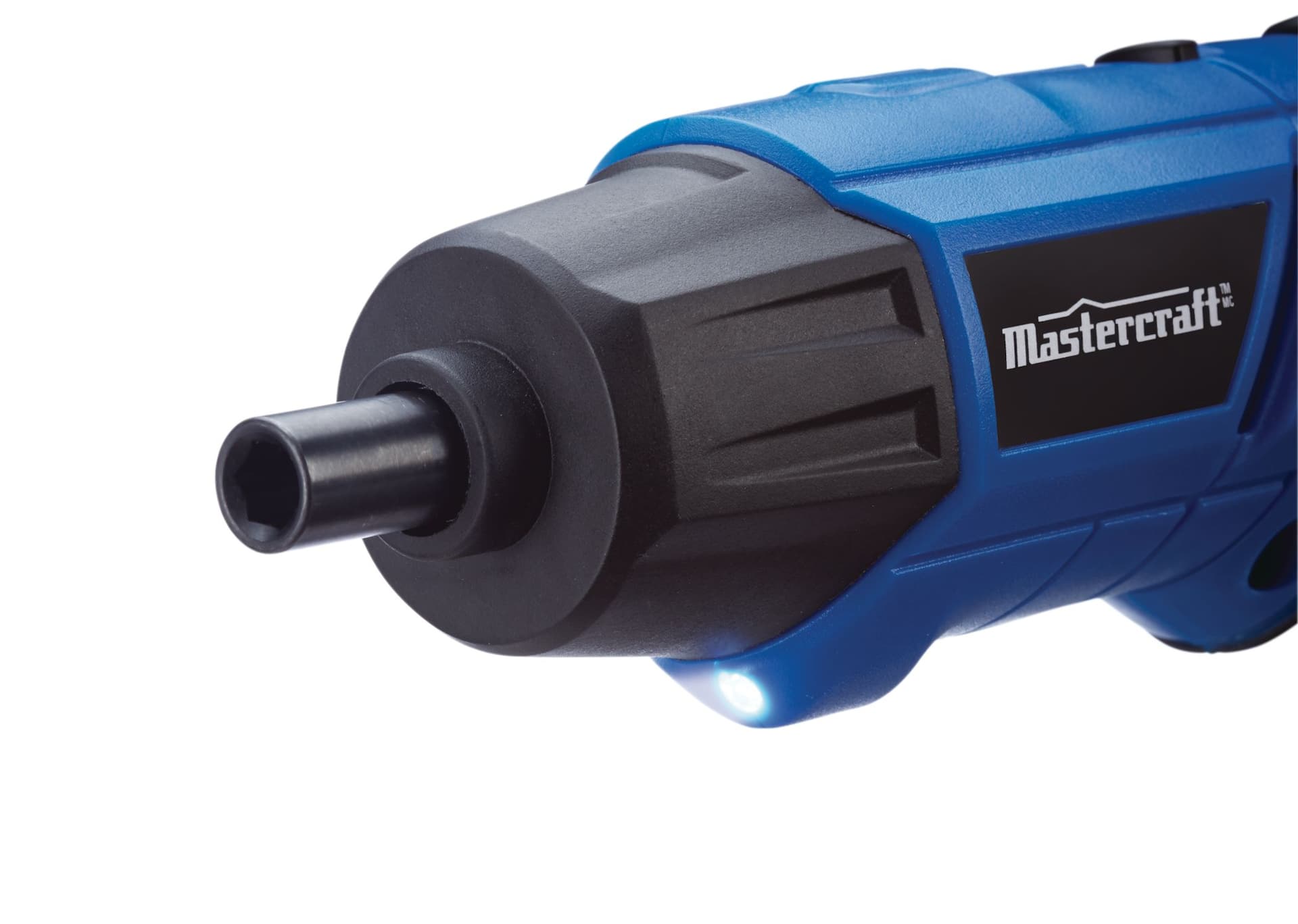 Mastercraft 4V Lithium Ion Cordless 2 in 1 Pivoting Screwdriver Flashlight Charger Bits 1 4 in Canadian Tire