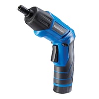 Mastercraft 4V Lithium-Ion Cordless 2-in-1 Pivoting Screwdriver/Flashlight, Charger & Bits, 1/4-in