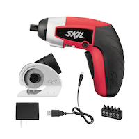 SKIL iXO 4V Li-Ion Max Palm-Sized Cordless Screwdriver with Cutter Composite_or_Mixed