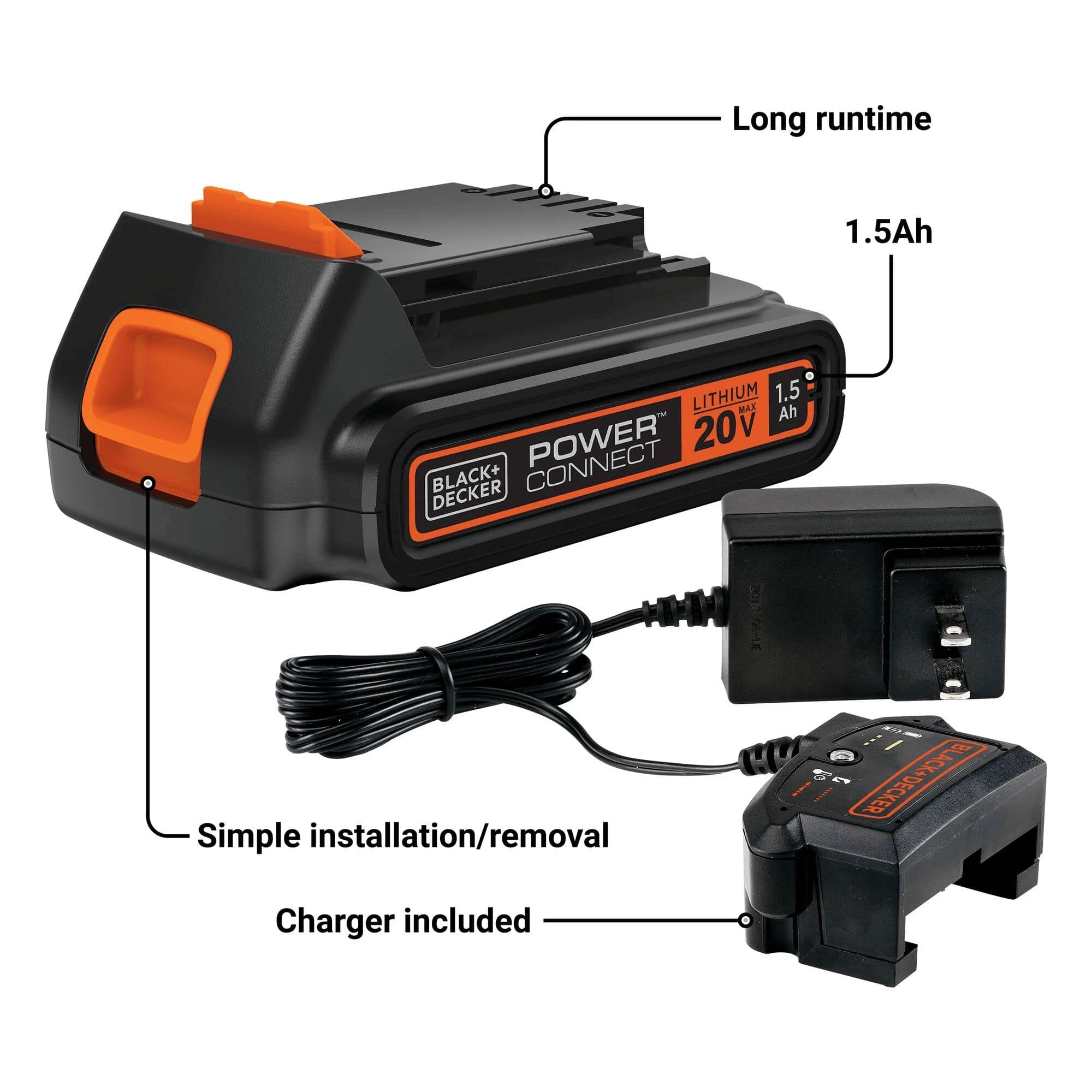 Black and discount decker lithium battery