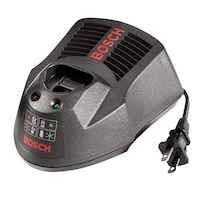 Bosch 12V Lithium-Ion Battery Charger Front_Three_Fourths_Angled_Left