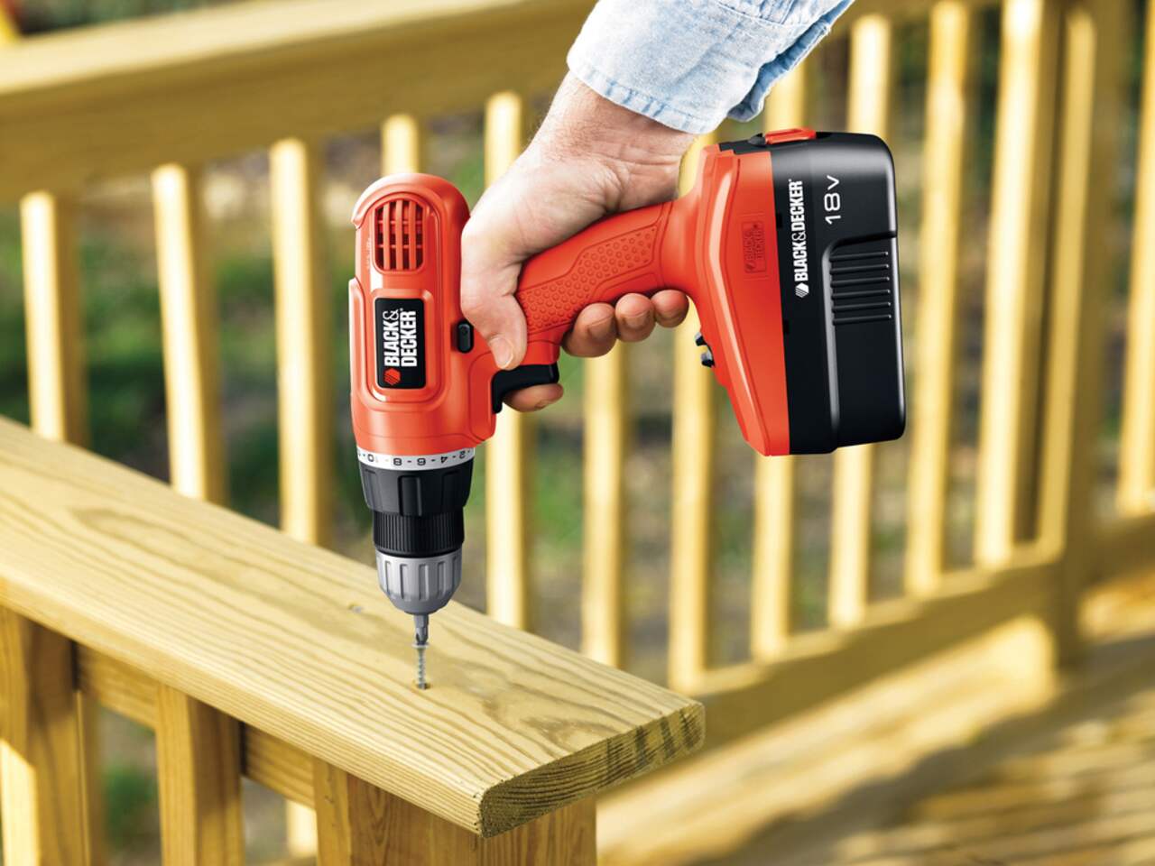 Black & Decker 18V Cordless Drill with Battery - ASDA Groceries