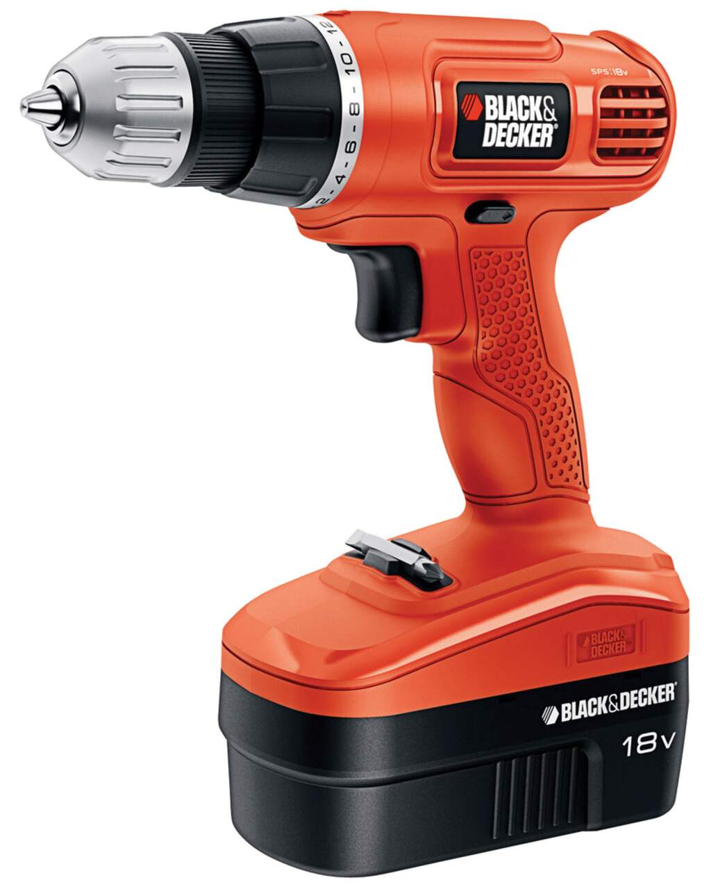 Black Decker 18V NiCad Cordless Drill with 100 Piece Accessory