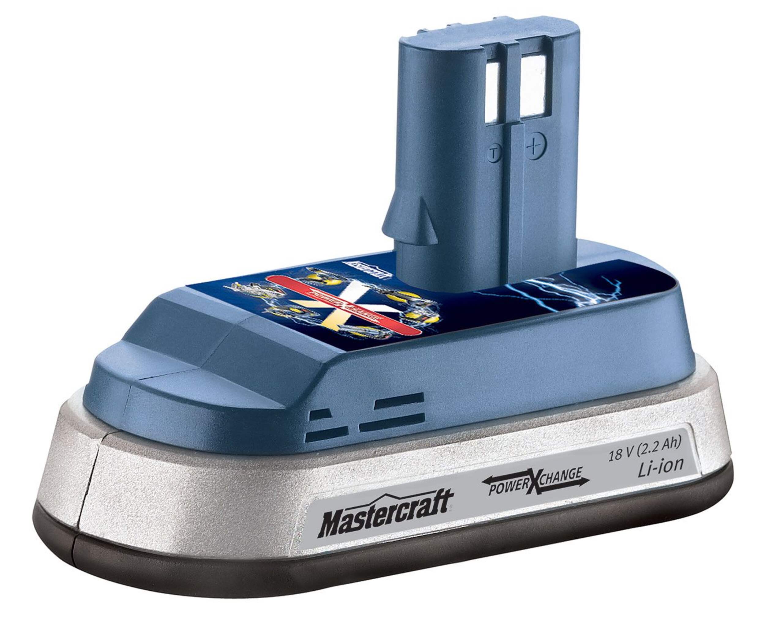 Mastercraft PowerXchange 18V Li-Ion Battery Pack Front_Angled_Left