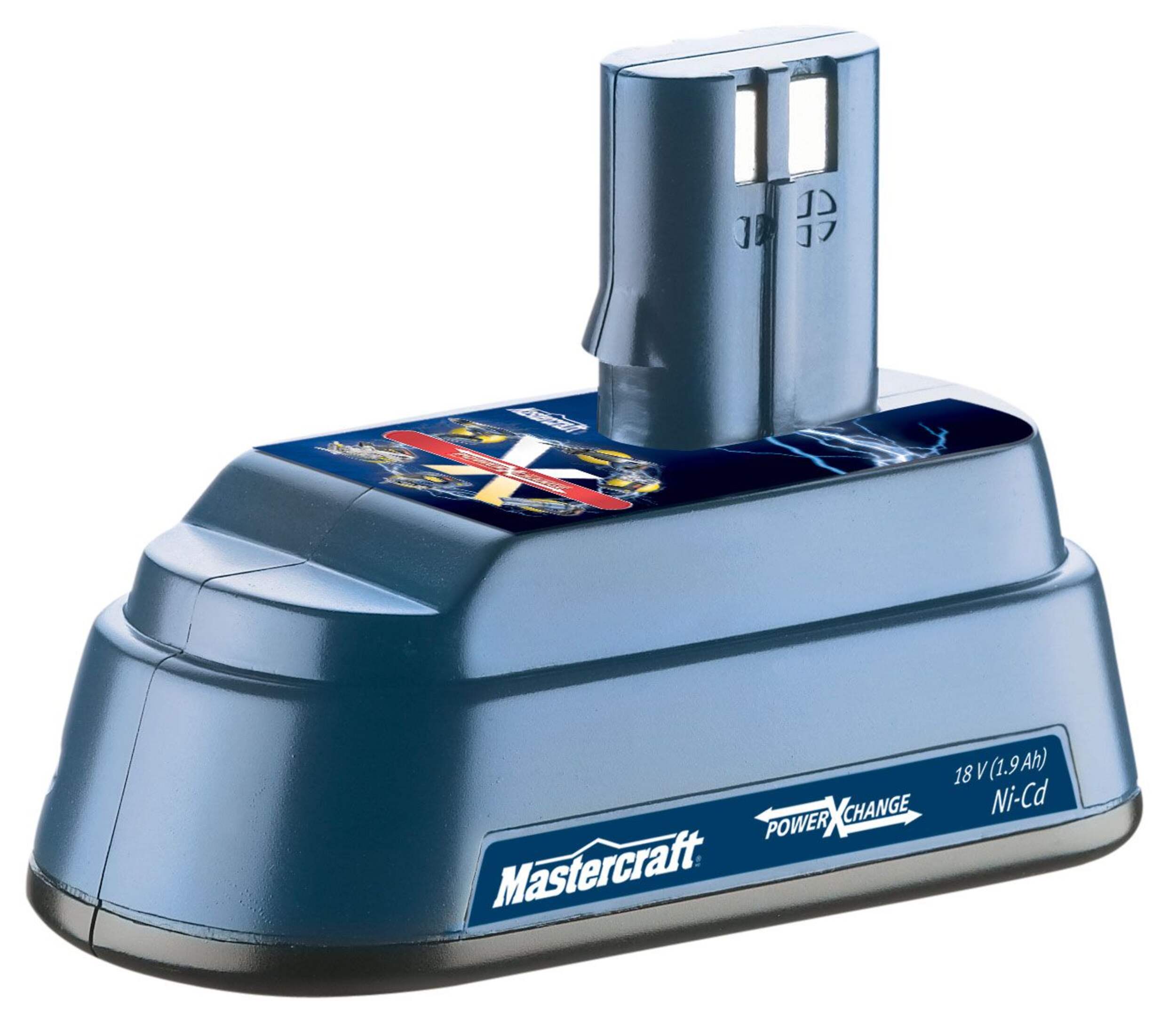 Mastercraft PowerXchange 18V Ni-Cad Battery Pack Front_Three_Fourths_Angled_Left