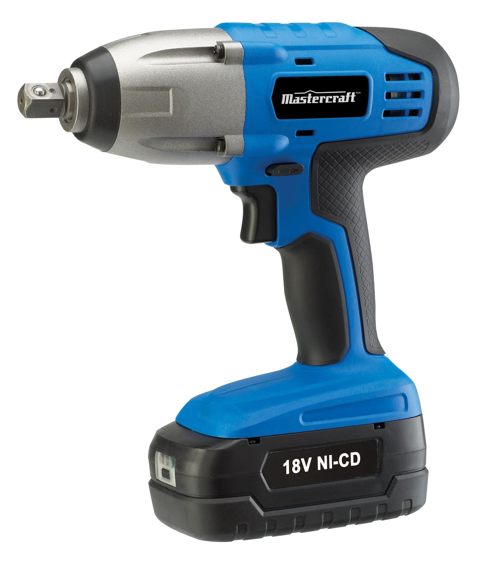 Mastercraft 18V Ni-Cd Impact Wrench, 1/2-in