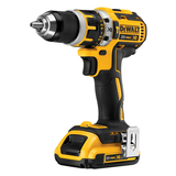 Perceuse à percussion sans fil ni balai DEWALT, Li-Ion 20 V Max, 1/2 po Front_Angled_Left