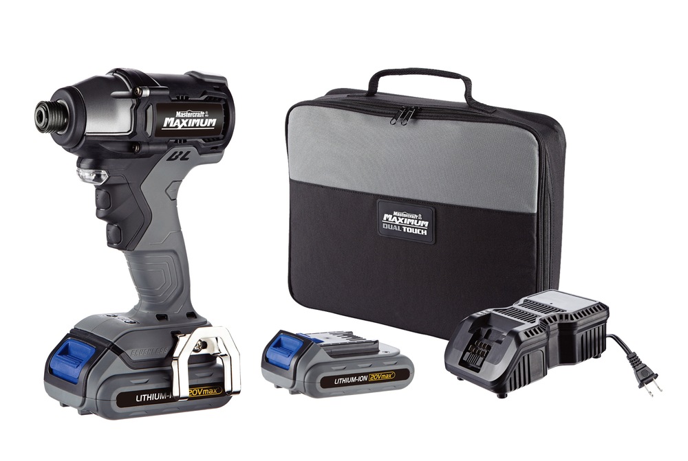 Mastercraft Dual Touch Brushless Cordless Impact Driver Canadian Tire