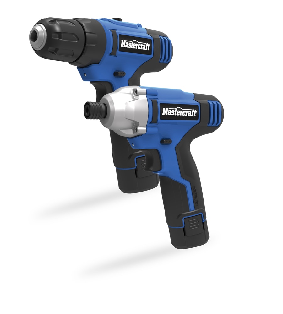 Mastercraft 12V Max LiIon Cordless Drill & Impact Driver Combo Kit