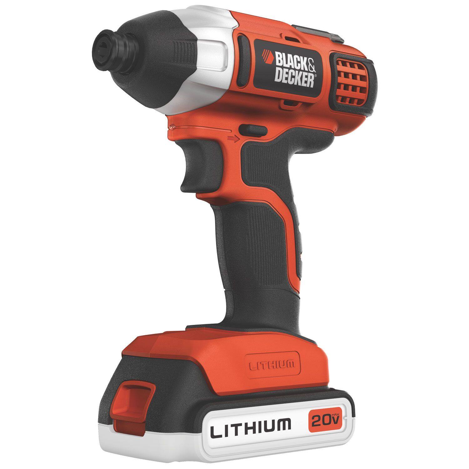 Black & Decker 20V Max Li-Ion Cordless Impact Driver, 1/4-in | Canadian ...