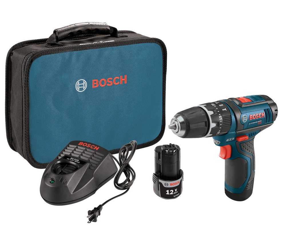 Bosch PS1302A 12V Max LithiumIon Cordless Hammer Drill/Driver with