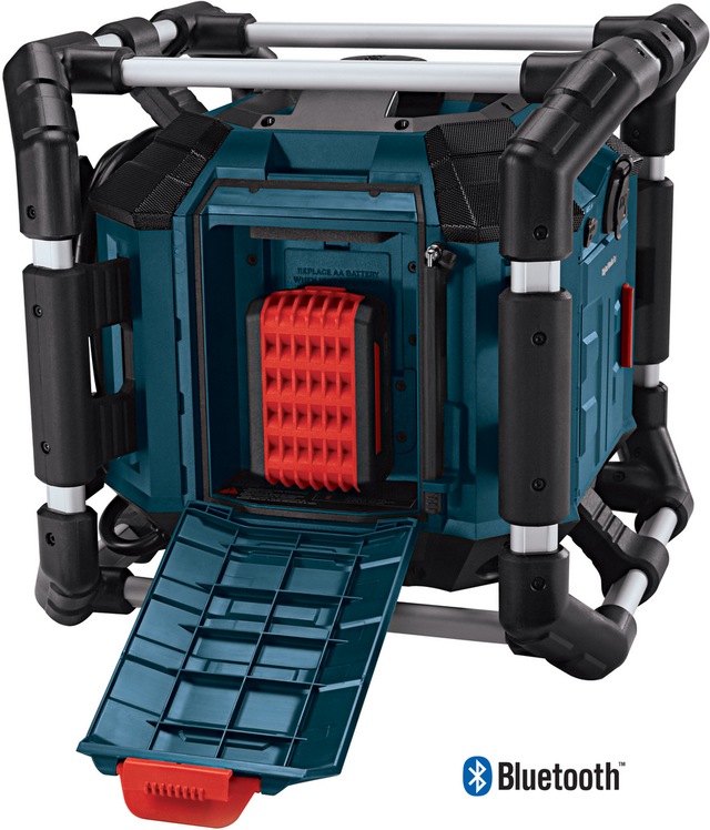 Bosch PB360SC Power Box 18V LithiumIon Jobsite Radio & Battery Charger with Bluetooth