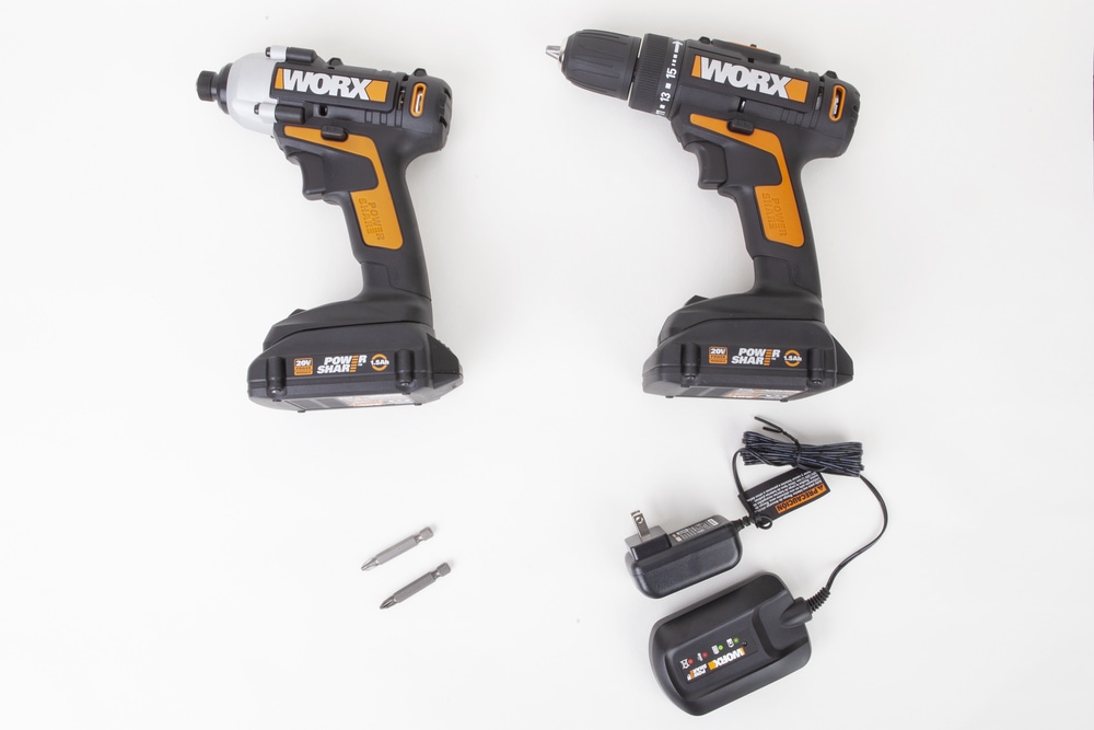 WORX WX944L 20V Power Share Compact Cordless Drill, Impact Driver