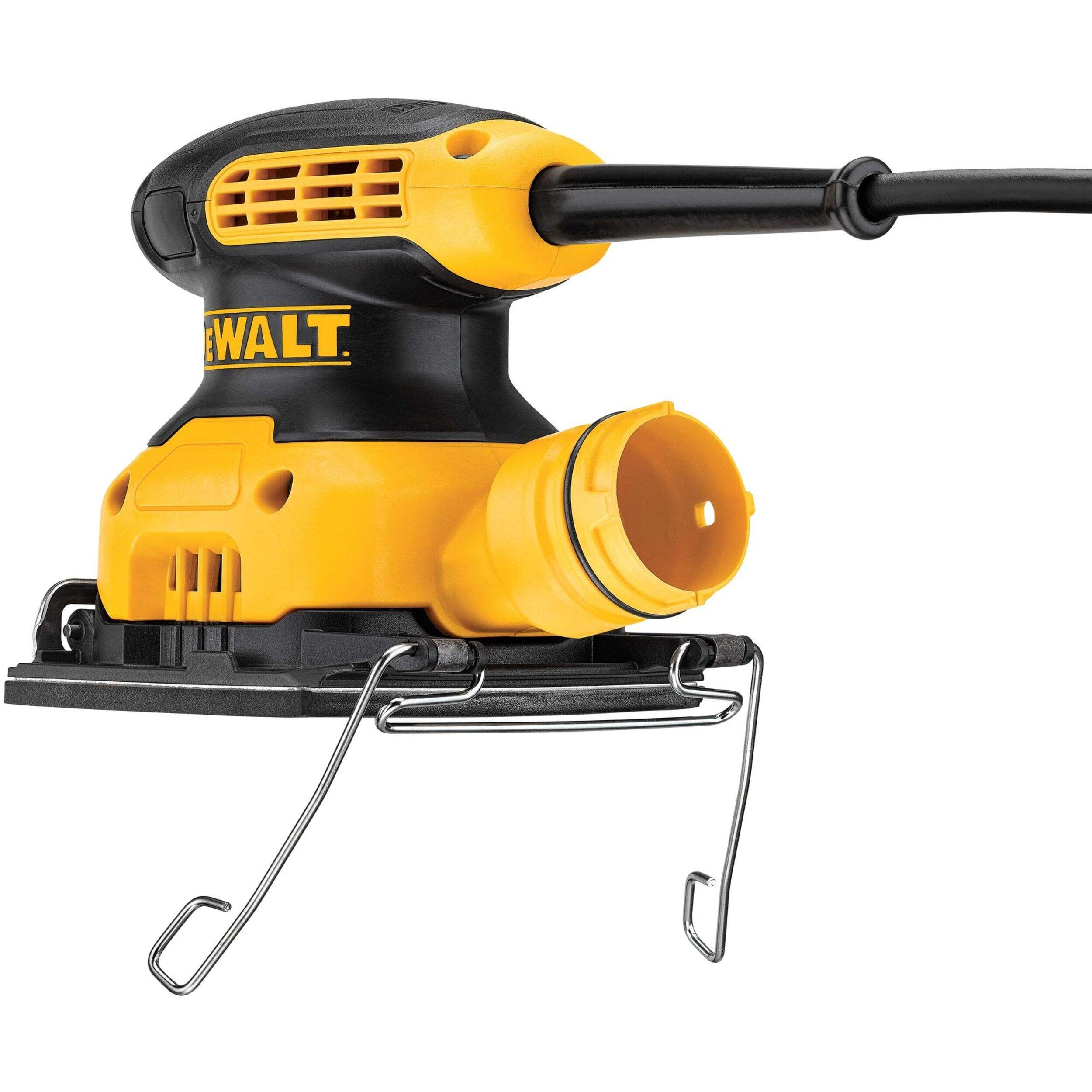 DEWALT DWE6411 2.3A Corded Palm Grip Sheet Sander with Dust Port/Vacuum
