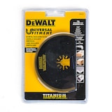 DEWALT Oscillating Titanium Semicircular Bi-Metal Blade Front_Flat