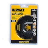 DEWALT Titanium Oscillating Flush Cut Blade: Bi-Metal / Wood Front_Flat