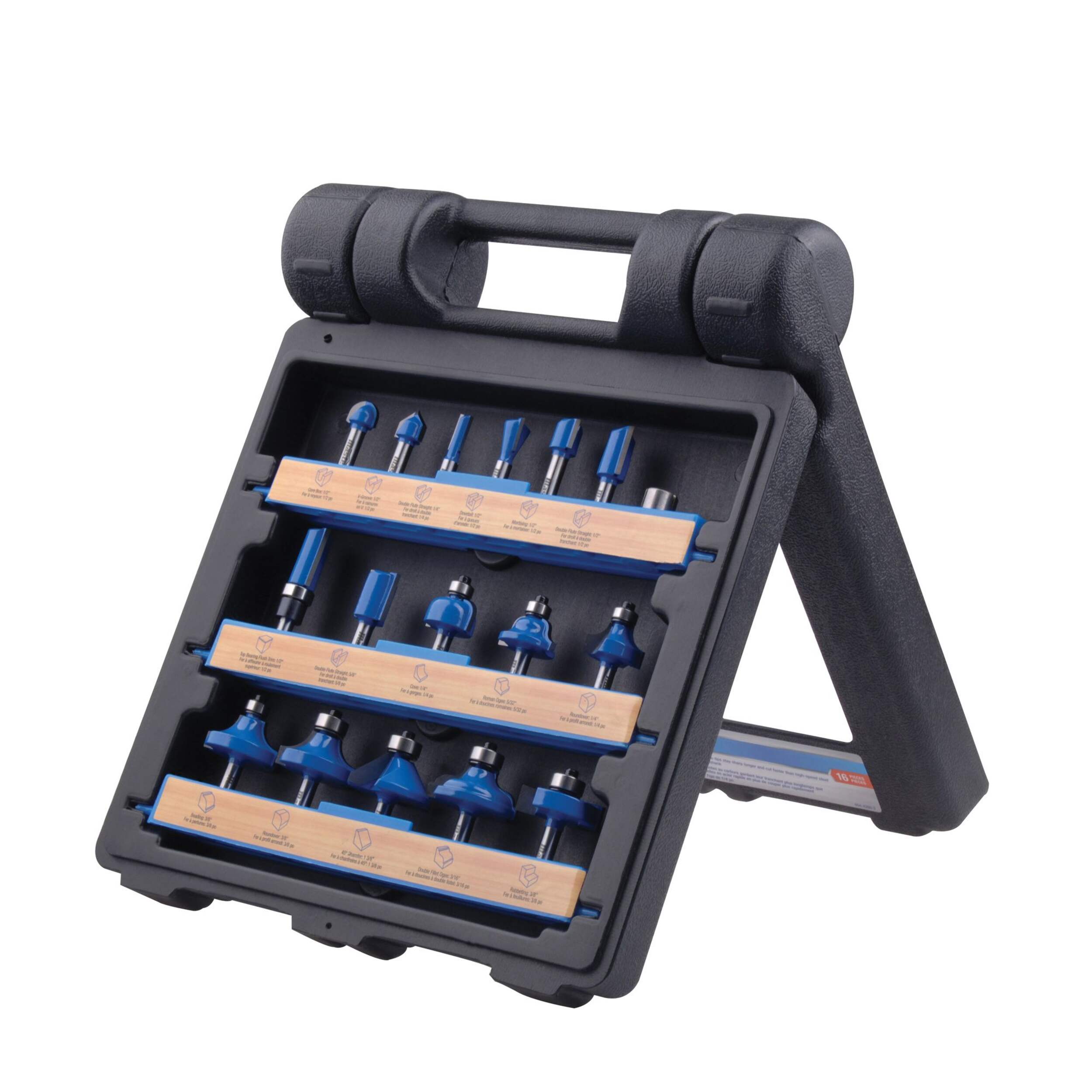 Mastercraft 16pc Router Bit Set Canadian Tire