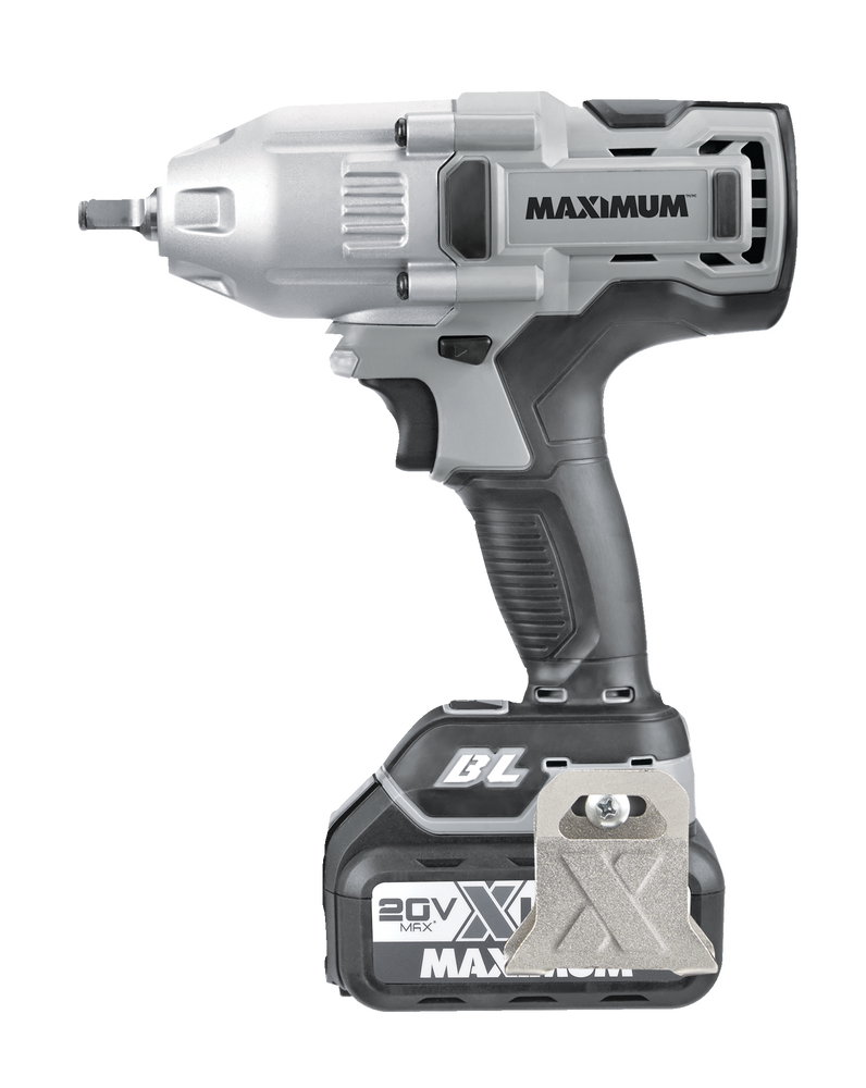MAXIMUM 20V Max LithiumIon Cordless MidTorque Impact Wrench with Battery & Charger, 1/2in