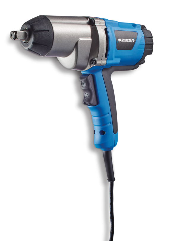 Mastercraft 8.5A Corded Single Speed Impact Wrench with Friction Ring