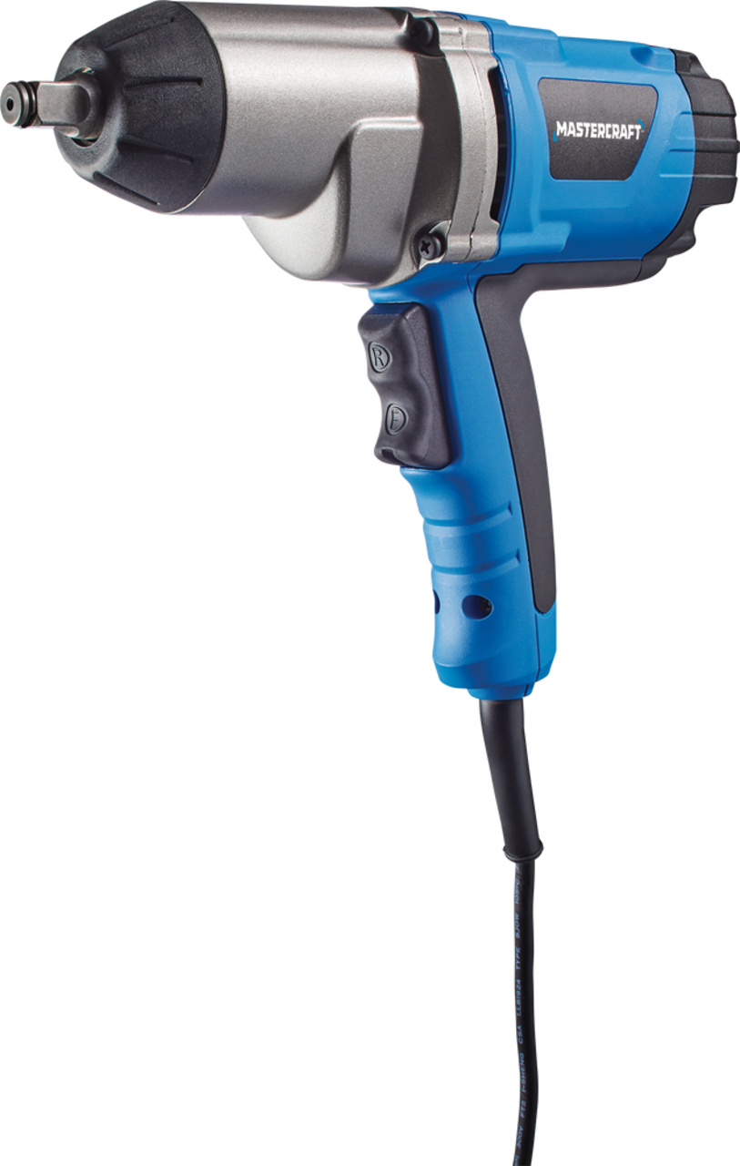 Mastercraft 8.5A Corded Single Speed Impact Wrench with Friction Ring Metal Gear House 1 2 in Canadian Tire