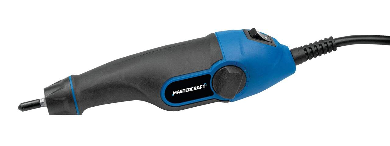 Mastercraft Corded Carbide-Tipped Electric Engraver Tool For Metal, Glass,  Wood & Leather