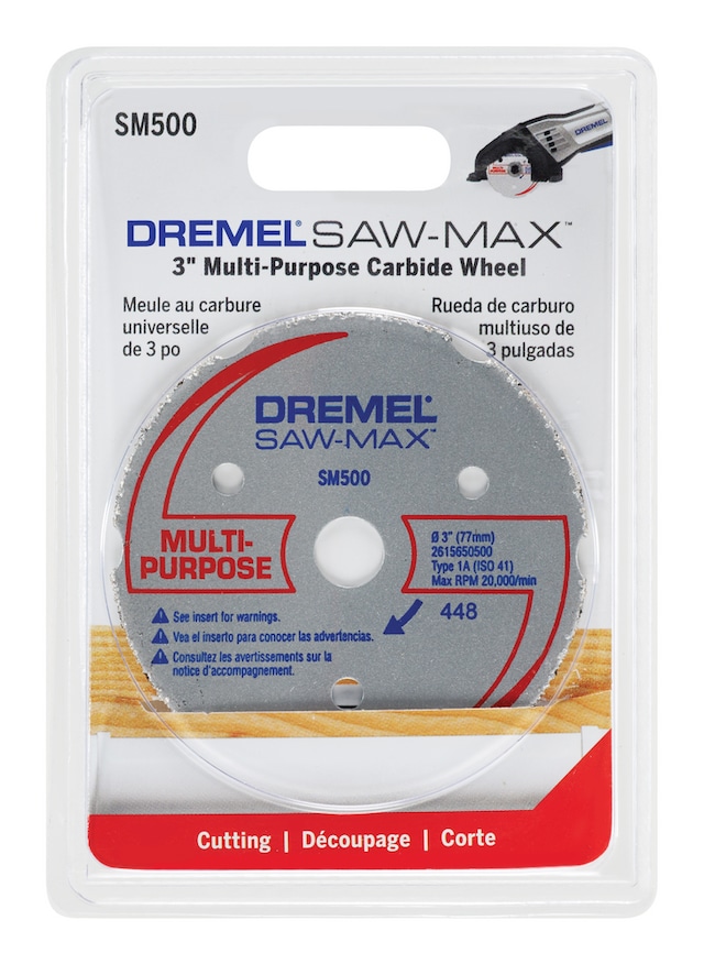 Dremel SM500 SawMax MultiPurpose Carbide Grit Cutting Wheel For