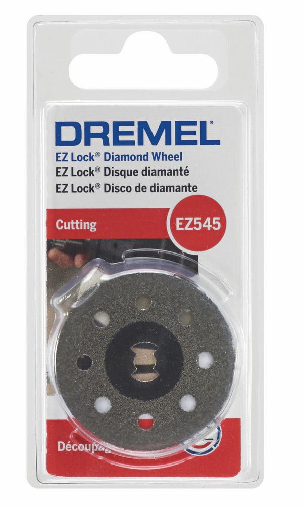 Dremel EZ545 EZ Lock Diamond Cutting Wheel Rotary Tool Attachment, Cuts