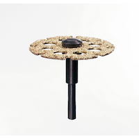 Dremel 543 Carbide Cutting & Shaping Wheel For Rotary Tool, Cuts Wood & Plastics, 1-1/4-in Front_Elevated