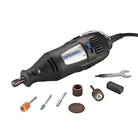 Dremel 100-N/7 0.9A Single Speed Rotary Tool Kit with Assorted Accessory Bits, 7-pc Composite_or_Mixed