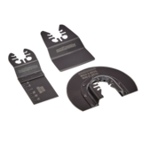 Mastercraft Multi-Crafter Oscillating Tool Semi-Circle, Plunge & Scraper Blades, 1-1/4-in, 3-pk Front_Three_Fourths_Angled_Right