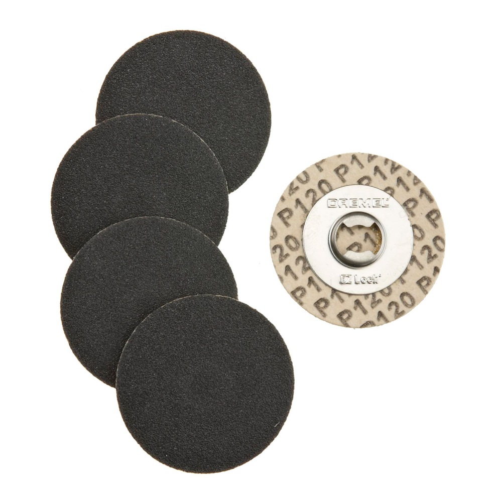 DREMEL EZ Lock 1.25in 120 Grit Sanding Disc, 5pc Canadian Tire