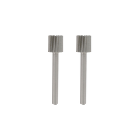 Dremel 115 Cylindrical Steel Carving Bit For Rotary Tool, 5/16-in, 2-pk Front_Flat