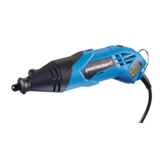 Mastercraft 1.4A Variable Speed Rotary Tool Kit with Attachments & Accessory Bits, 250-pc Front_Three_Fourths_Angled_Left