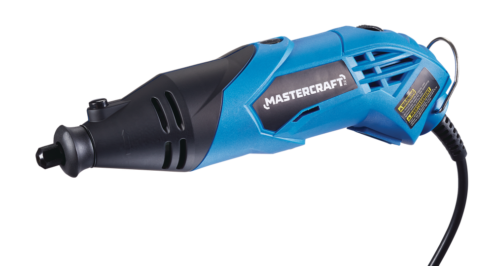 Mastercraft 1.4A Variable Speed Rotary Tool Kit with Attachments